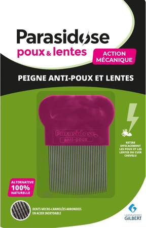 Parasidose Peigne A/Poux + Elntes Dents Cann.