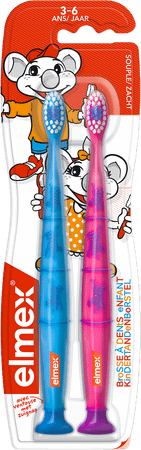 Elmex Tandenborstel Kind 3-6J Zacht Duopack