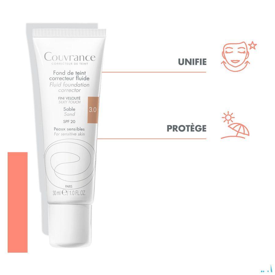 Avene Couvrance Fdt Correct. Fluide 3 Sable 30 ml  -  Avene