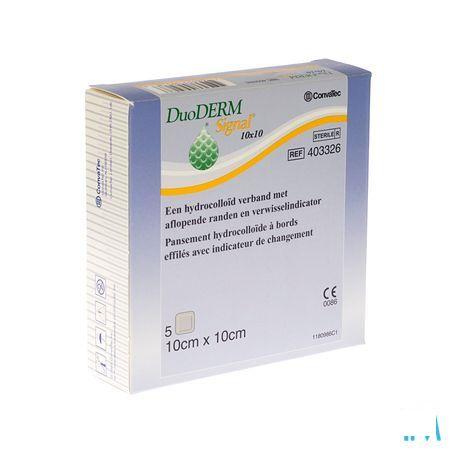 Duoderm Signal Pansement Hydro St. Transp 10,0x10,0cm 5  -  Convatec