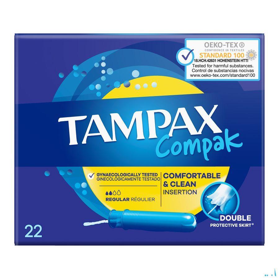 Tampax Compak Regular Tampons 22