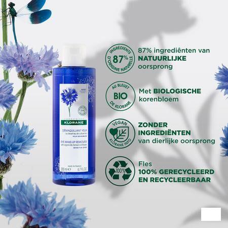 Klorane Korenbloem Demaquill. Ogen 200 ml