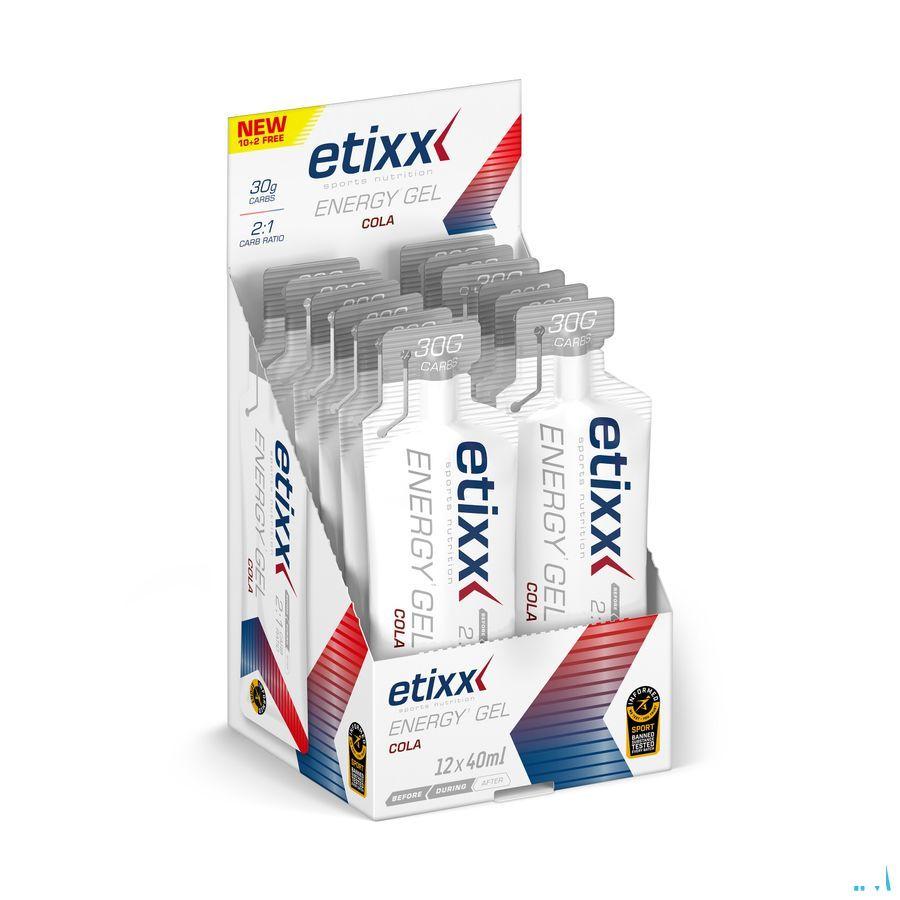 Etixx Energy Gel Cola 12X40 ml  -  Ceres Pharma
