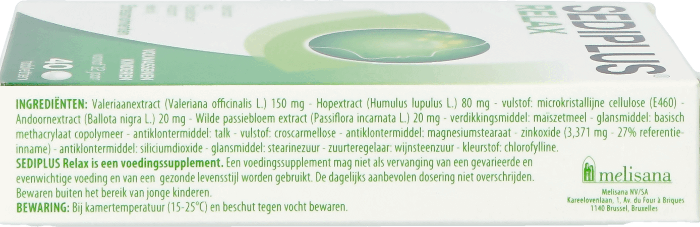 Sediplus Relax Dragee 40  -  Melisana