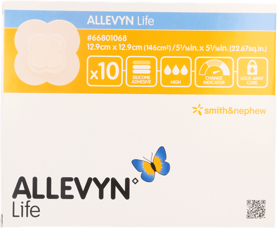 Allevyn Life Verband 12,9x12,9cm 10 66801068  -  Smith Nephew