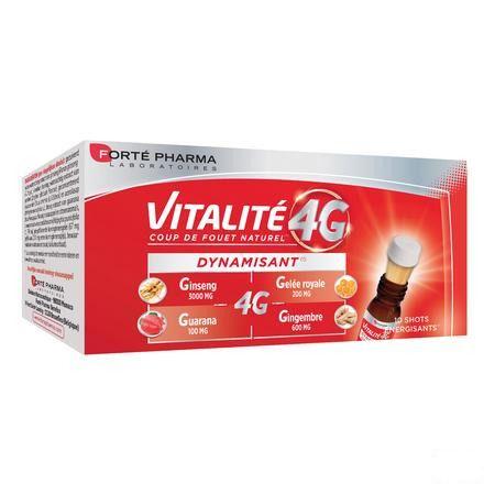 Vitalite 4g Opwekken Energie Shots 10  -  Forte Pharma