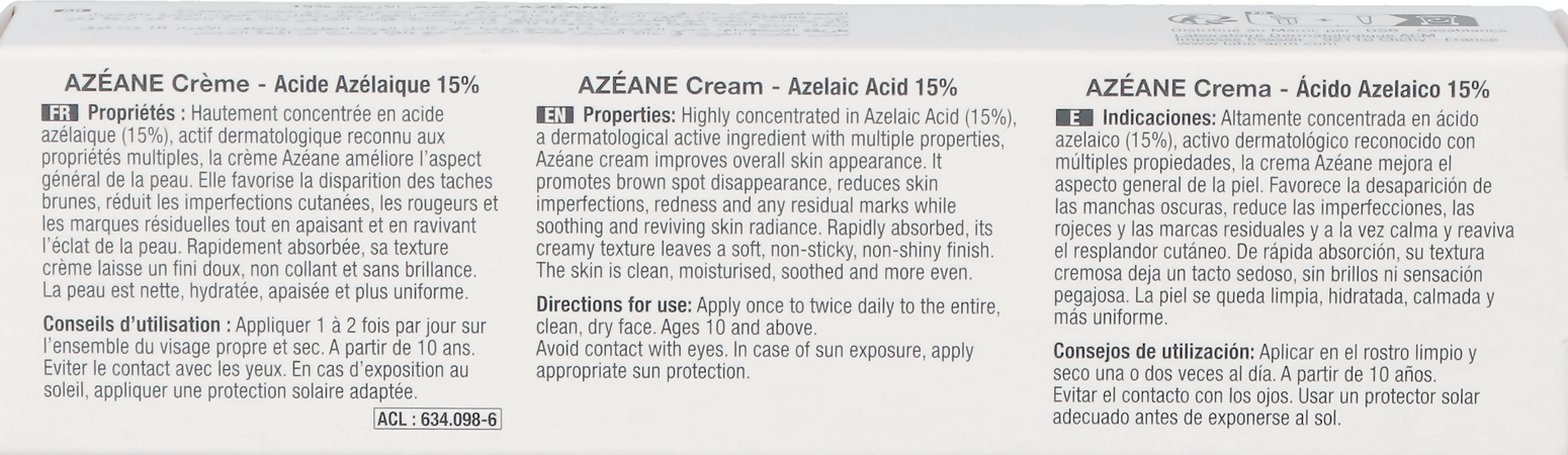 Azeane Creme Azelainezuur 15% 30 ml