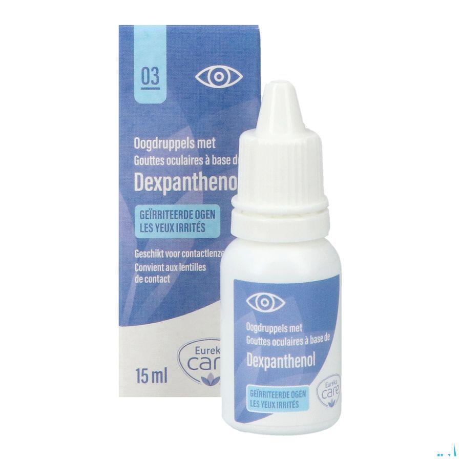 Eureka Care Oogdr.Irrit.Ogen Dexpanth.Prov.B5 15 ml  -  Eureka Pharma