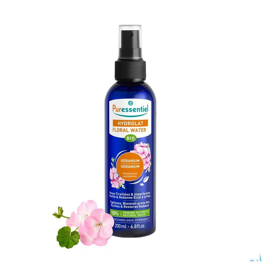 Puressentiel Hydrolaat Geranium Bio 200 ml  -  Puressentiel