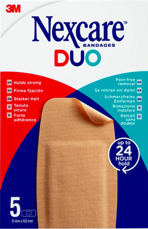 Nexcare 3M Duo Pleister Maxi 51X102Mm 5  -  3M
