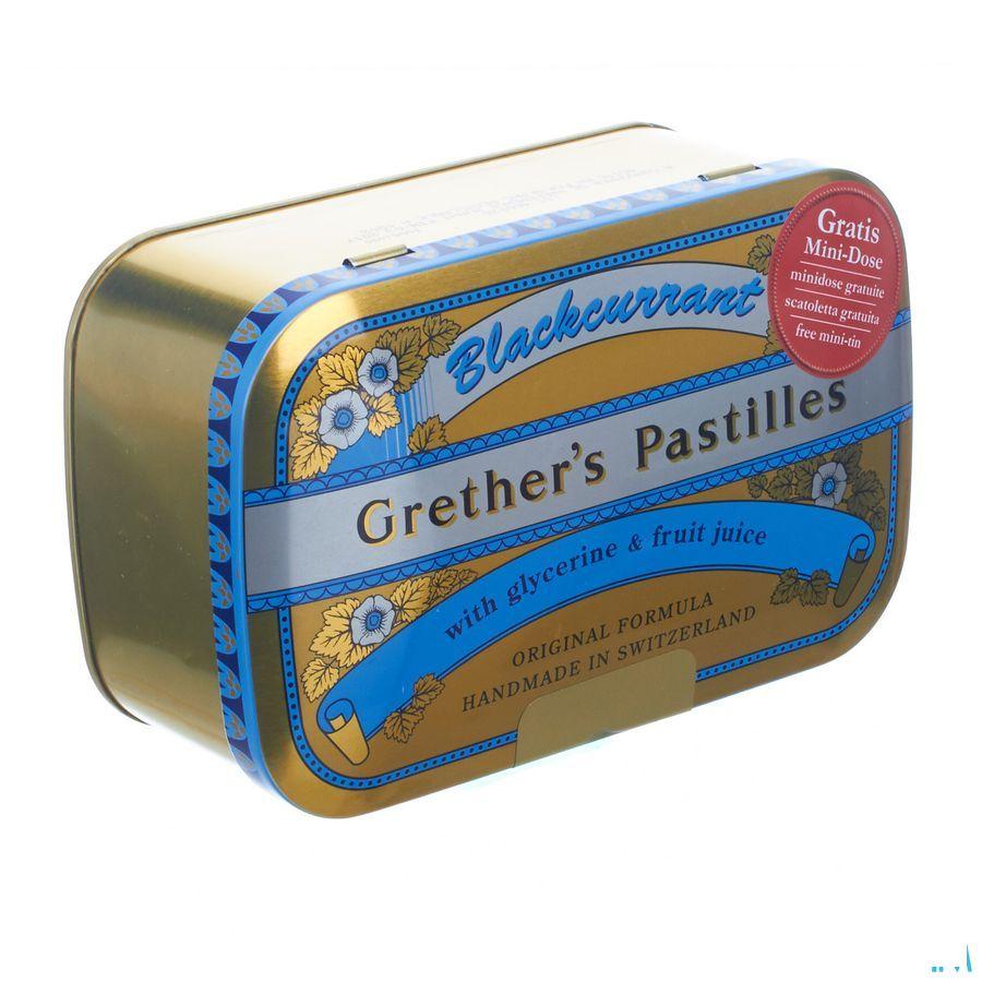 Grether's Pastilles Blackcurrant Pastille 440 gr  -  Melisana