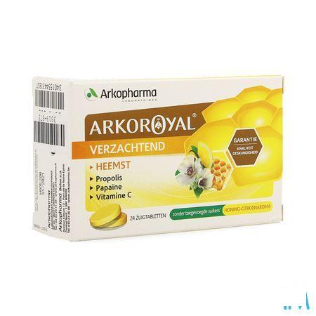 Arkoroyal Propolis Papaine Honing Pastilles 24  -  Arkopharma