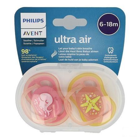 Philips Avent Fopspeen 6M+ Girl  -  Bomedys