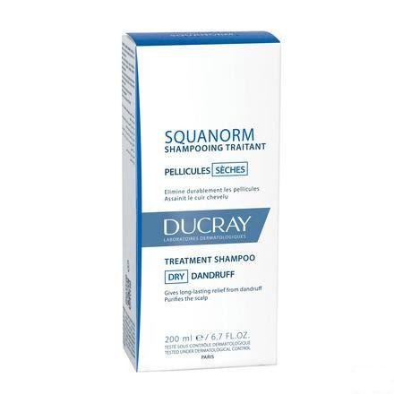 Ducray Squanorm Shampoo Droge Schilfers 200  ml Nf