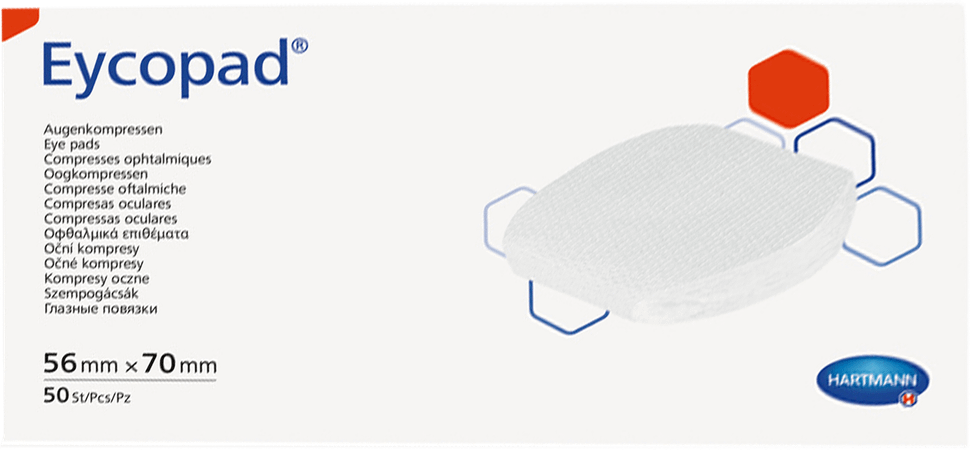 Eycopad 56x70mm Nst. 50 P/s  -  Hartmann