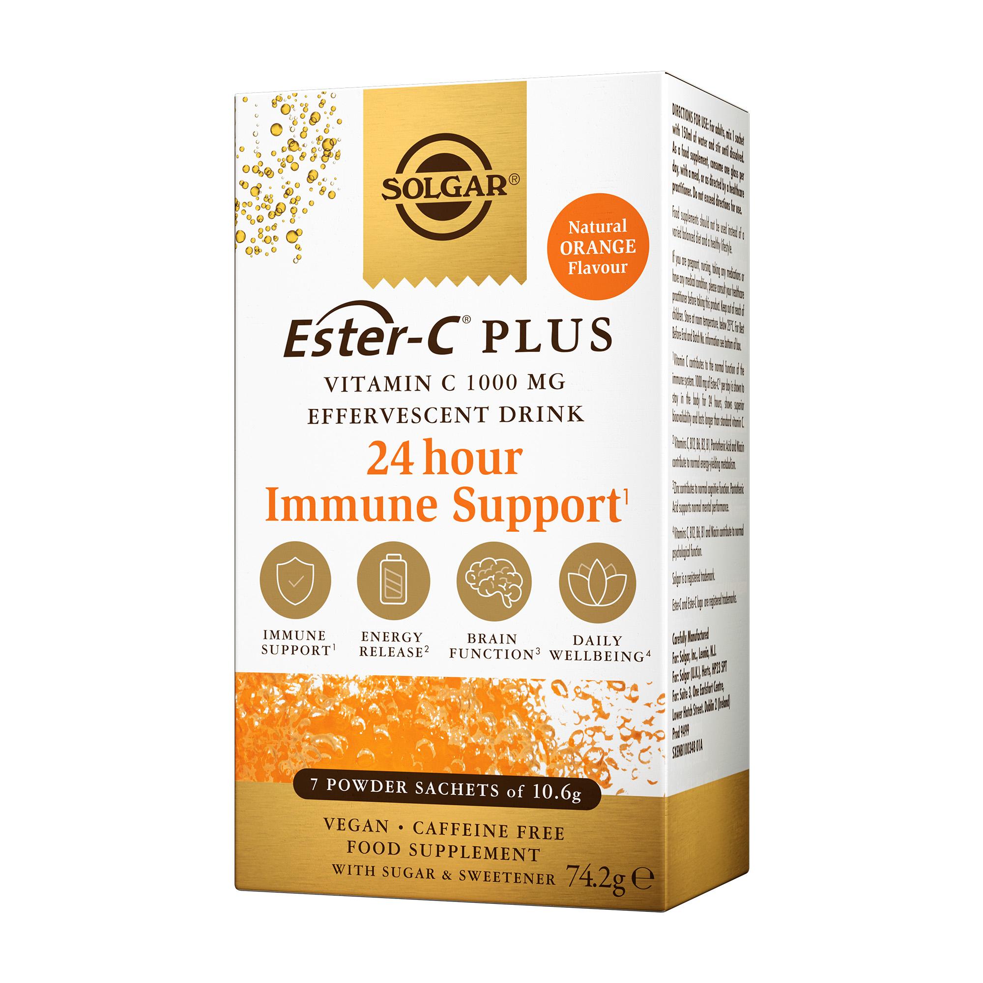 Solgar Ester-C Plus 1000Mg Sach 7X10,6G  -  Solgar Vitamins