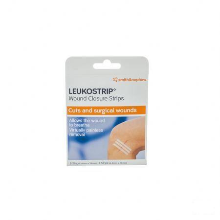 Leukostrip Verband Ster 8 X 4mmx38mm + 3 X 6,4mmx76mm  -  Smith Nephew
