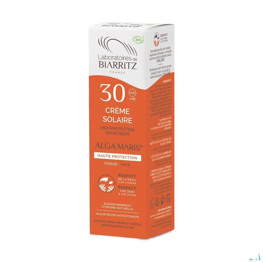 Alga Maris Creme Solaire Visage Ip30 50 ml  -  Lab. De Biarritz