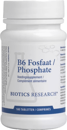 Biotics B6 Fosfaat 100 tabletten  -  Energetica Natura