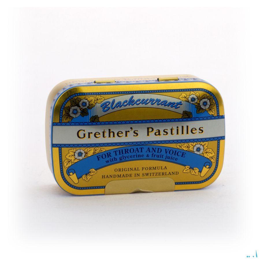 Grether's Pastilles Blackcurrant Pastille 110 gr  -  Melisana