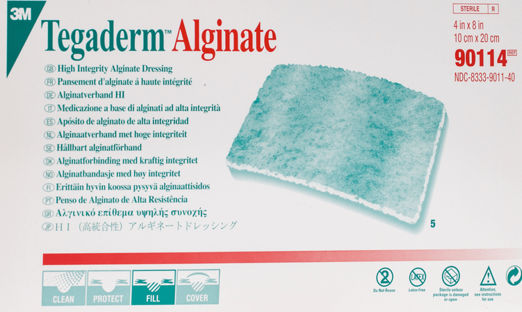 Tegaderm Alginate Steril 10cmx20cm 5 90114  -  3M