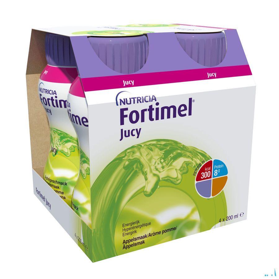 Fortimel Jucy Pomme Cluster 4x200 ml 65445  -  Nutricia