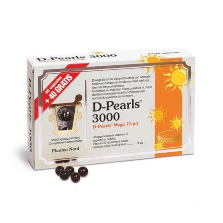 D-pearls 3000 Capsule 80 + Capsule 40 Pack  -  Pharma Nord