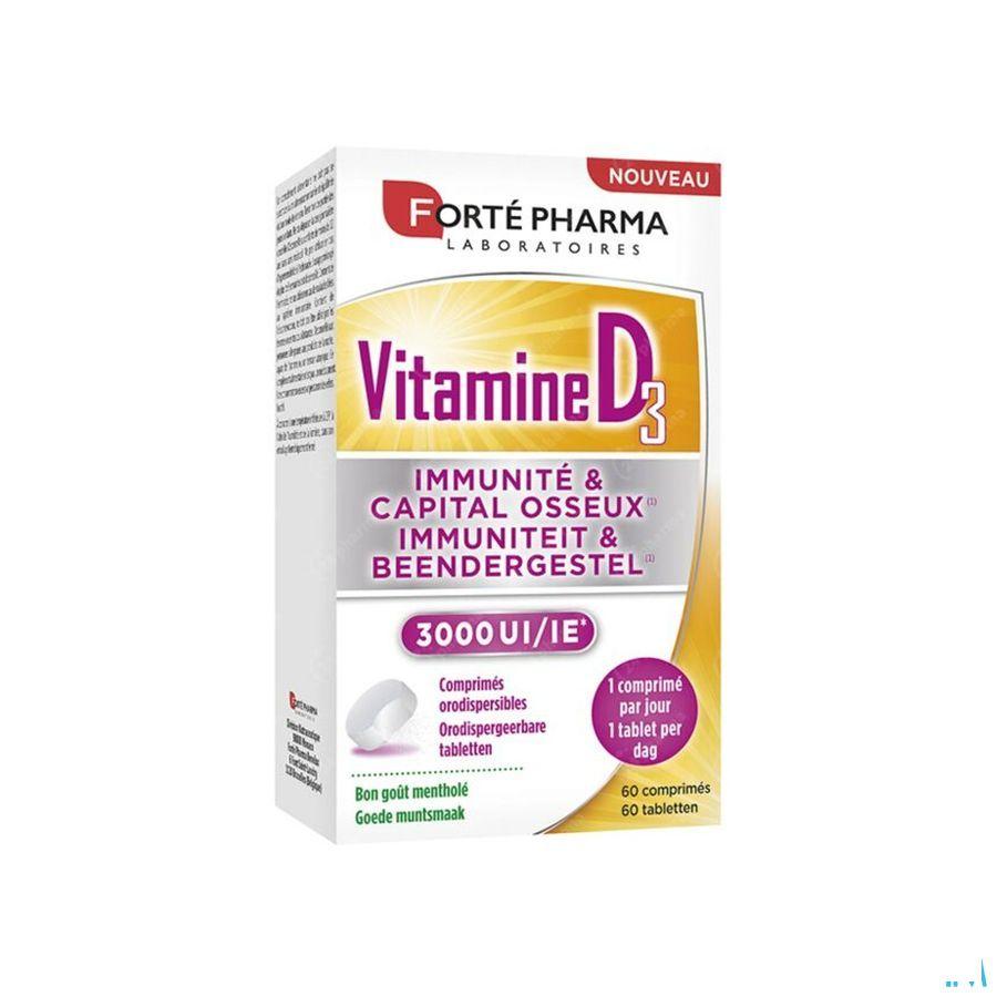 Vitamine D3 3000 Caps 60  -  Forte Pharma