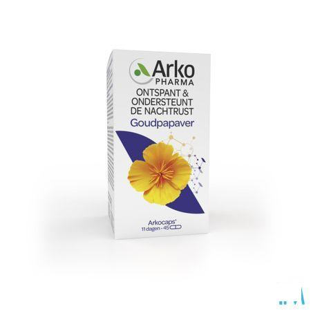 Arkocaps Goudpapaver Plantaardig 45  -  Arkopharma