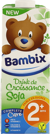 Bambix Lait Croissance Soja 2+ 1L