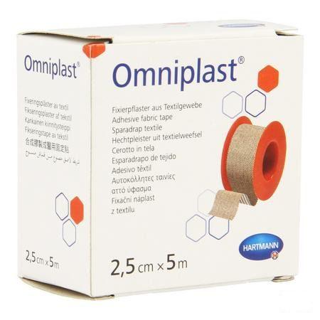 Omniplast 2,5cmx5m 1 P/s  -  Hartmann