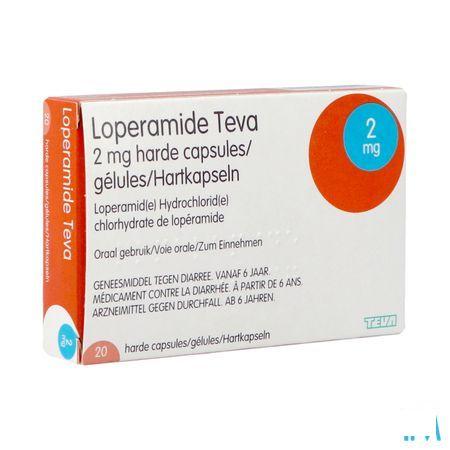 Loperamide Teva Capsule 20 X 2 mg 