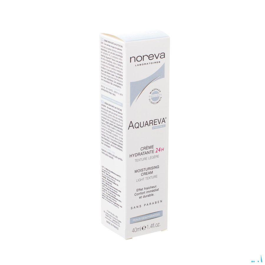 Aquareva Creme Hydra 24h Texture Legere Tube 40 ml  -  Noreva Led