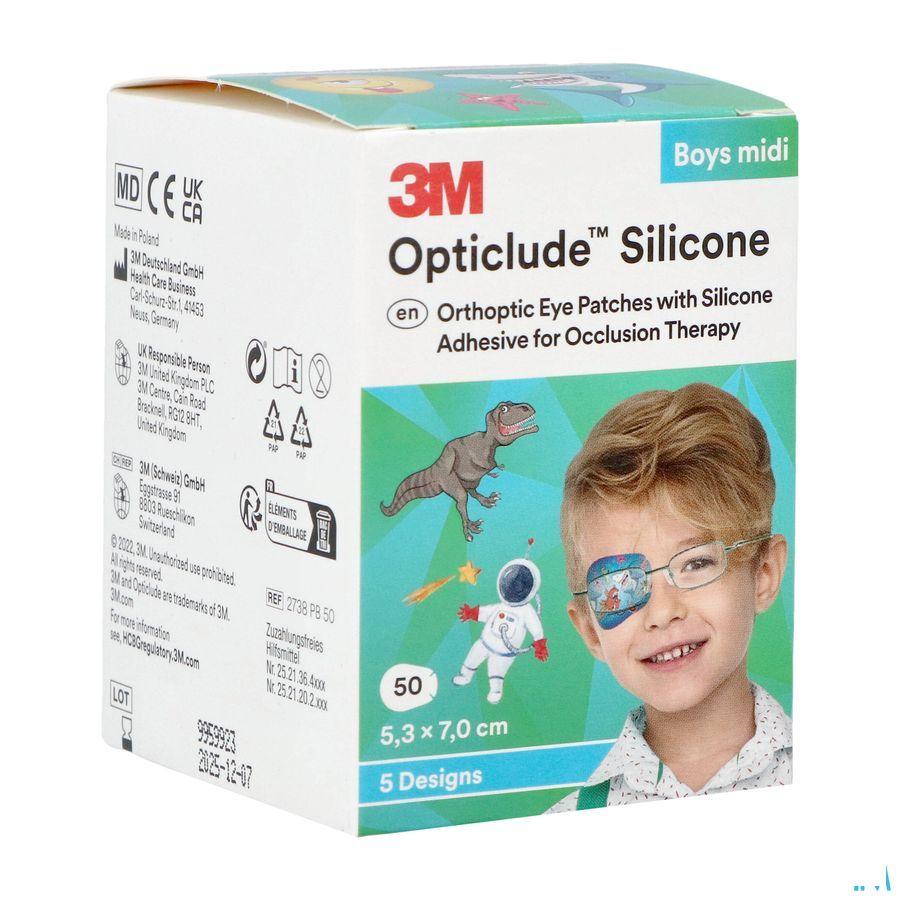 Opticlude 3m Silicone Eye Patch Boy Midi 50  -  3M