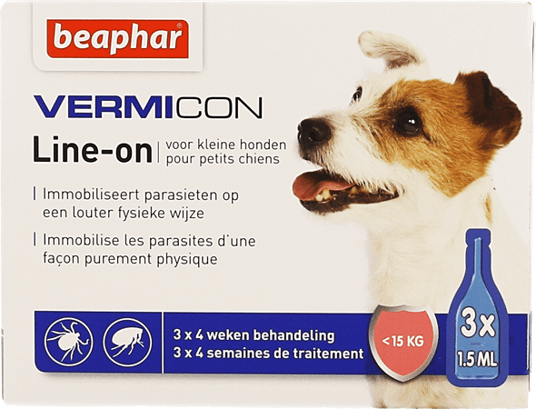 Beaphar Vermicon Line-On Petit Chien 3X1,5ml
