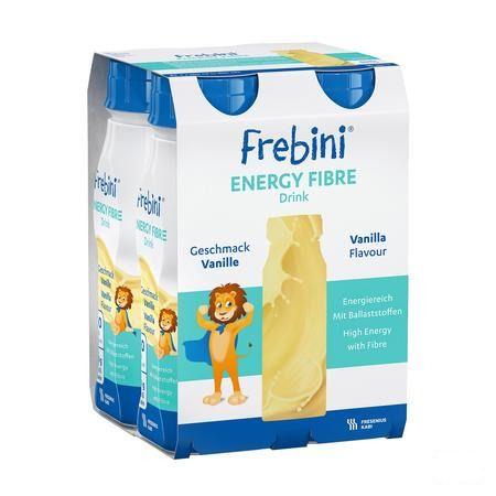 Frebini Energy Fibre Drink Enf Vanil Easyb.4x200 ml  -  Fresenius