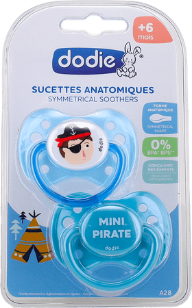Dodie Sucette Anatomique Silic. + 6m Dessin G A28 2