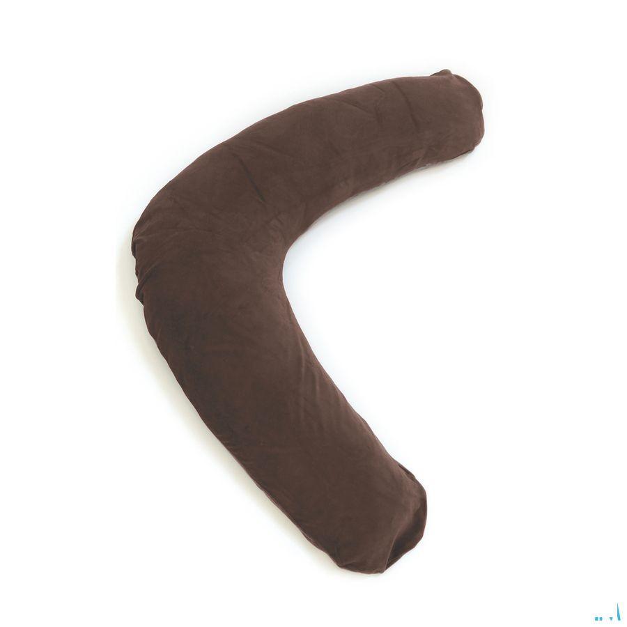Sissel Housse Velours Brun/bge Pr Couss.position.  -  Sissel