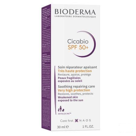 Bioderma Cicabio Spf50 + Creme Verzacht. Herstel. 30 ml