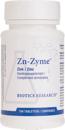 Biotics Zn-Zyme 100 tabletten  -  Energetica Natura