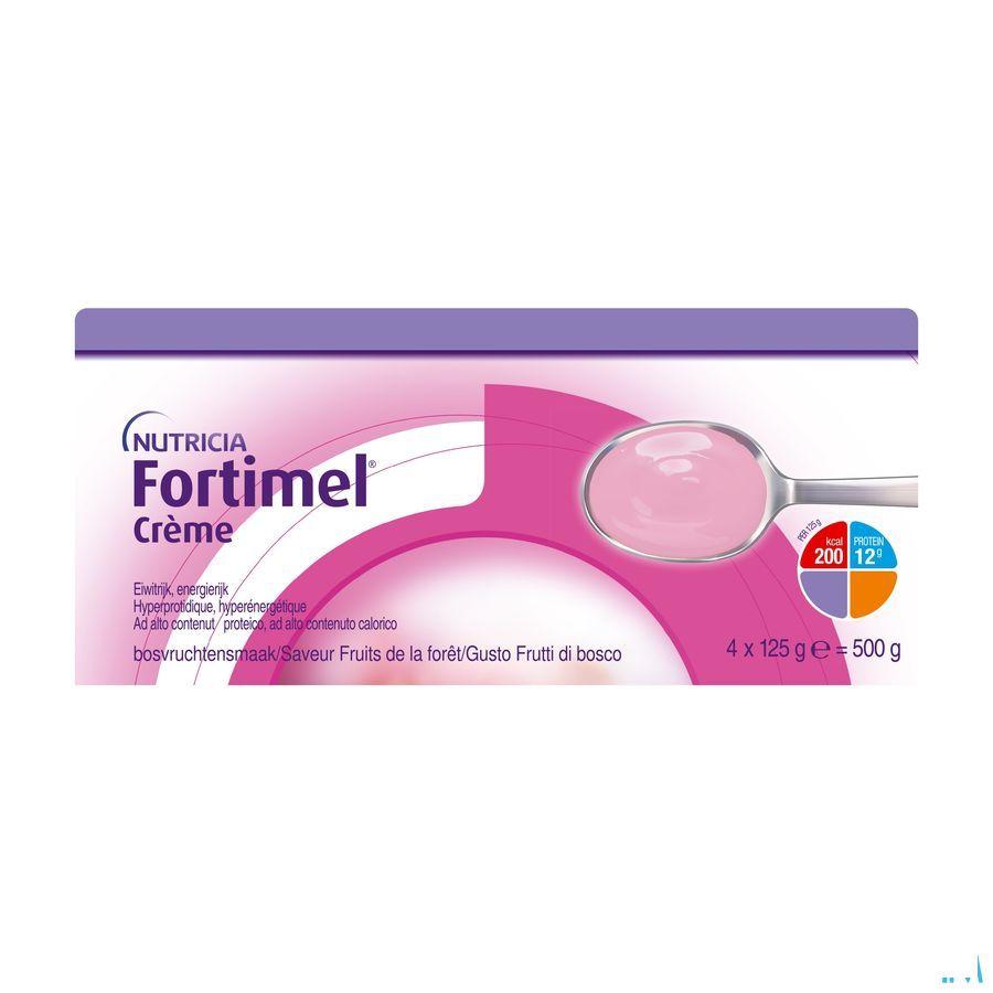 Fortimel Creme Fruits Forets 4X125 g  -  Nutricia