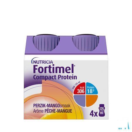 Fortimel Compact Protein Perzik-mango 4x125 ml  -  Nutricia