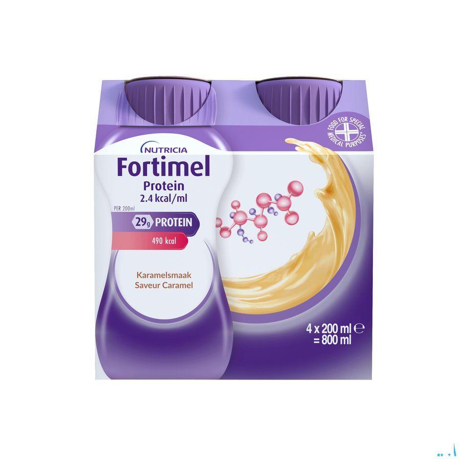 Fortimel Protein 2.4Kcal Caramel 4 x 200 ml