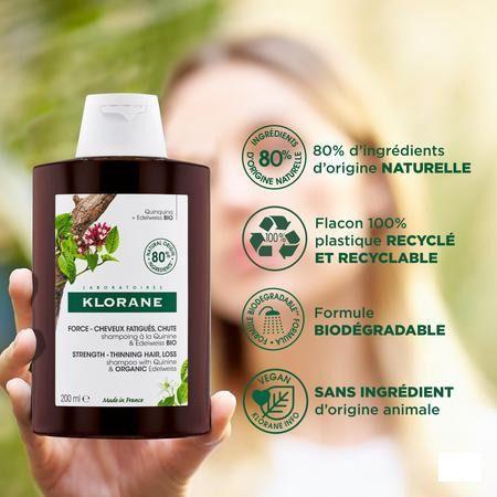 Klorane Capilaire Shampoo Kinine & Edelweiss 200 ml