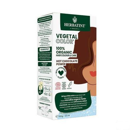 Herbatint Vegetal Color Eco Hot Chocol.Power 100ml  -  Ocebio
