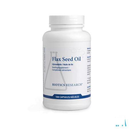 Biotics Flax Seed Oil 100 softgels  -  Energetica Natura