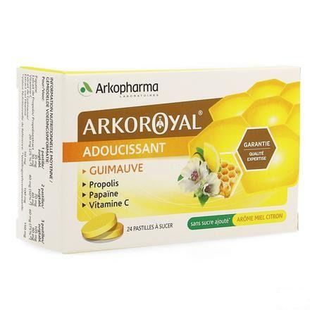 Arkoroyal Propolis Papaine Honing Pastilles 24  -  Arkopharma