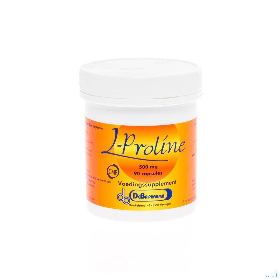 L-proline Capsule 90x500 mg  -  Deba Pharma