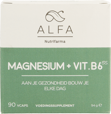 Alfa Magnesium + Vit B6 V-Capsule 90  -  Nutrifarma