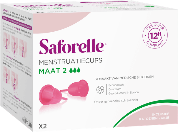 Saforelle Cup Protect Menstruatie Cups T2 2